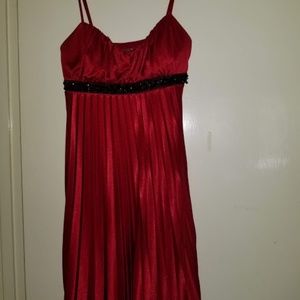 Red Evening Mini Dress